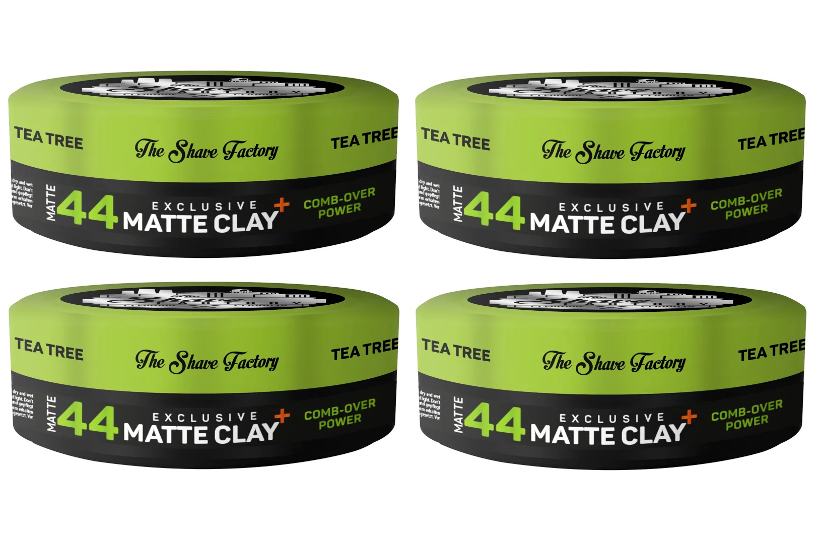 The Shave Factory hair pomade matte 44 with tea tree oil 150ml x4 Pcs