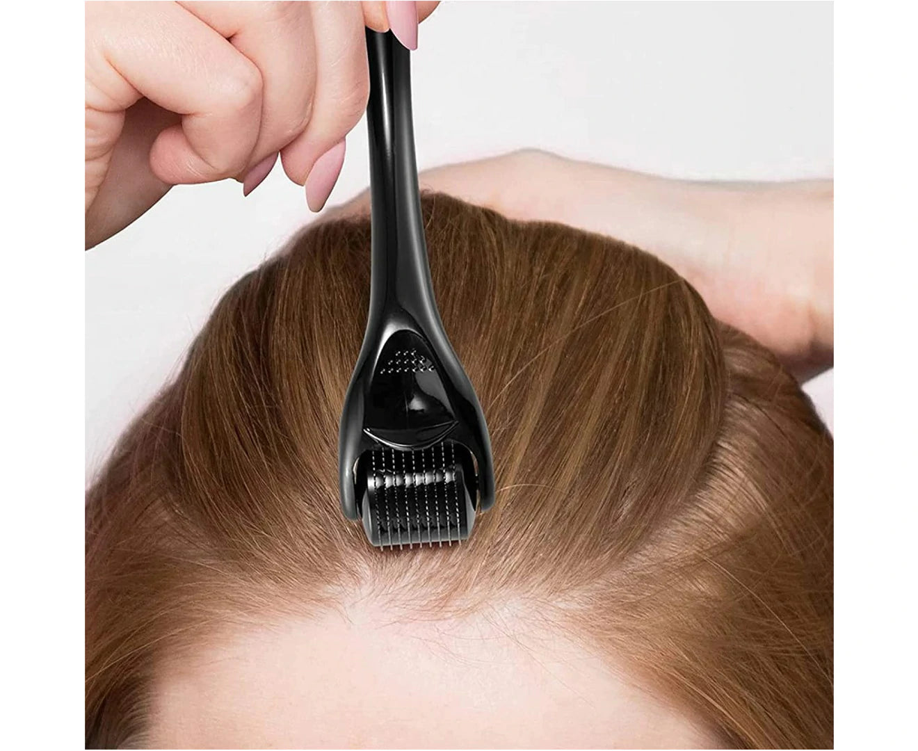 Hyper Derma Roller for Face Titanium Micro-needling Roller, Beard Roller Hair Beard Growth 0.5mm