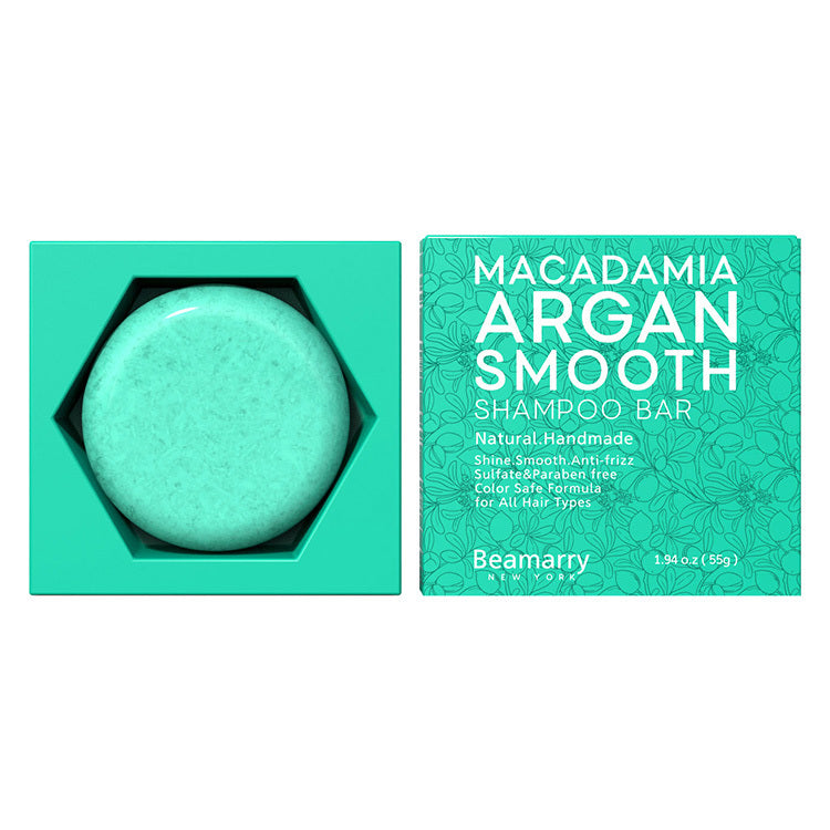 Beamarry Macadamia Argan Shampoo Bar 55g