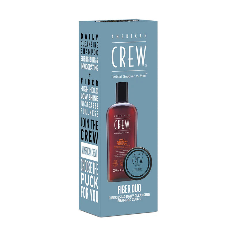 American Crew Fiber Duo Pack ( Daily Cleansing Shampoo 250 ml+ Fiber 85g)