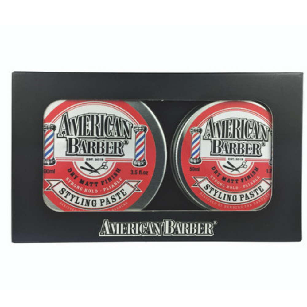 American Barber Styling Paste Duo Pack 100ml + 50 ml