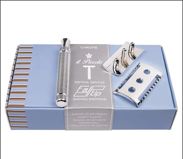 Fatip il Piccolo Gentile Chrome, Closed Comb DE Safety Razor
