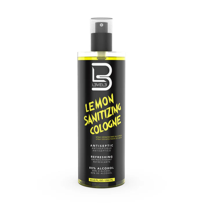 Level 3 Aftershave Cologne -Lemon Sanitizing Spray 250ml