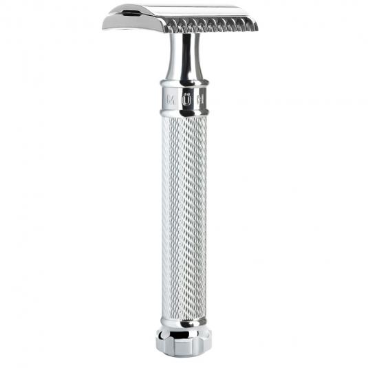Muhle R41 Twist Safety Razor Open Comb Chrome