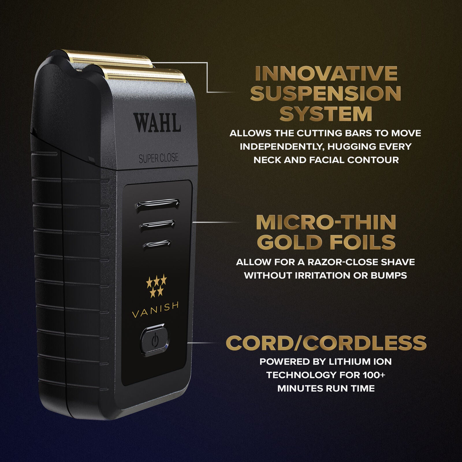 Wahl Vanish Foil Shaver Cordless Professional 5 Star Series
