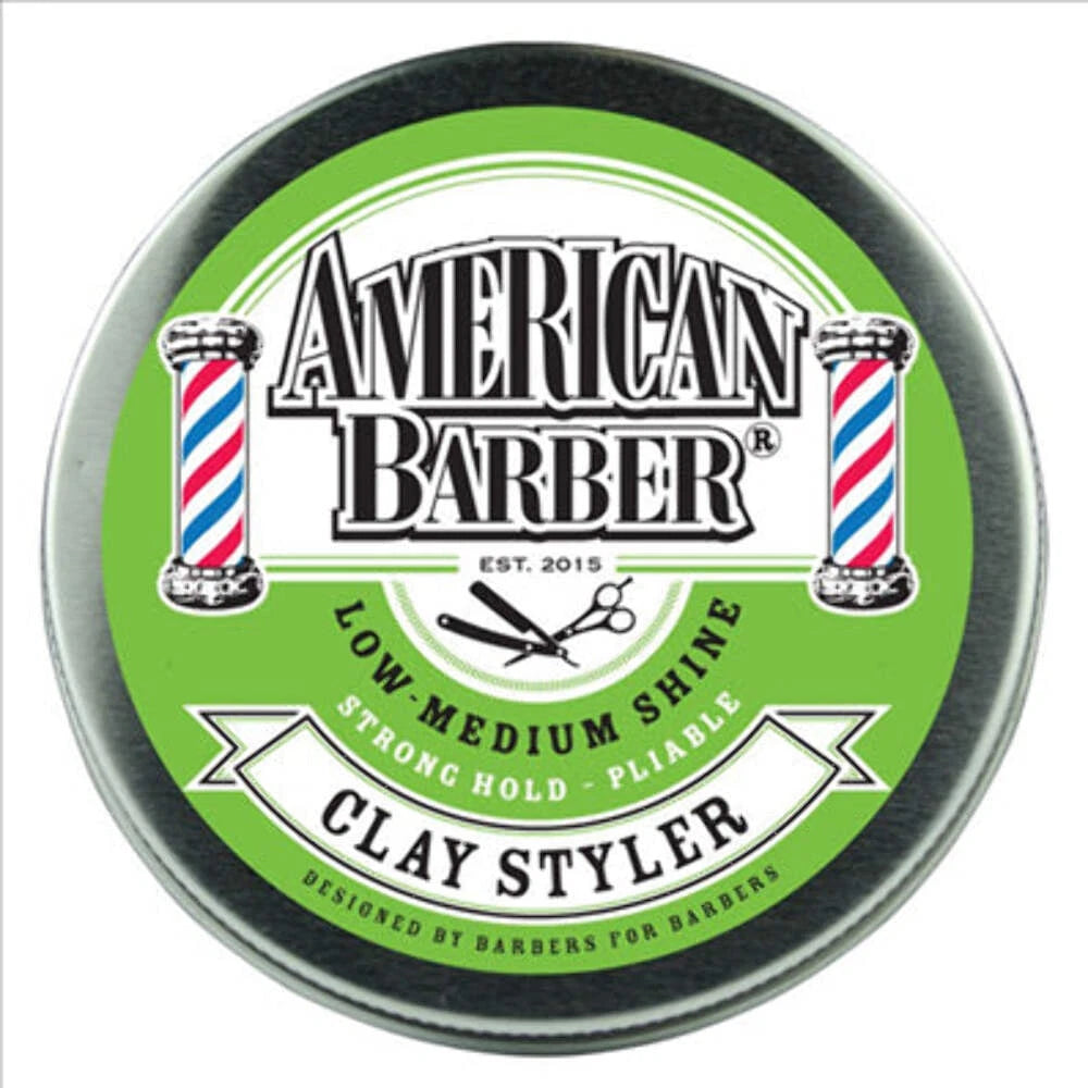 American Barber Clay Styler Strong Hold 50ml