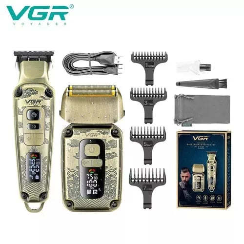 VGR V-641 Professional Hair Trimmer Electric Shaver Set