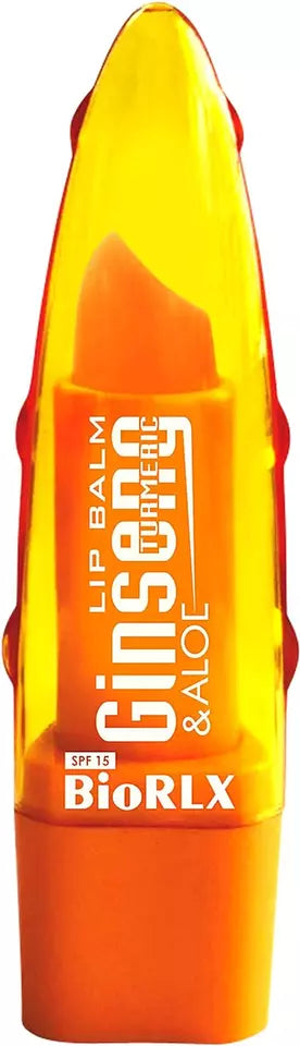 Biorlx Ginseng Turmeric with Aloe Vera Lip Balm SPF15