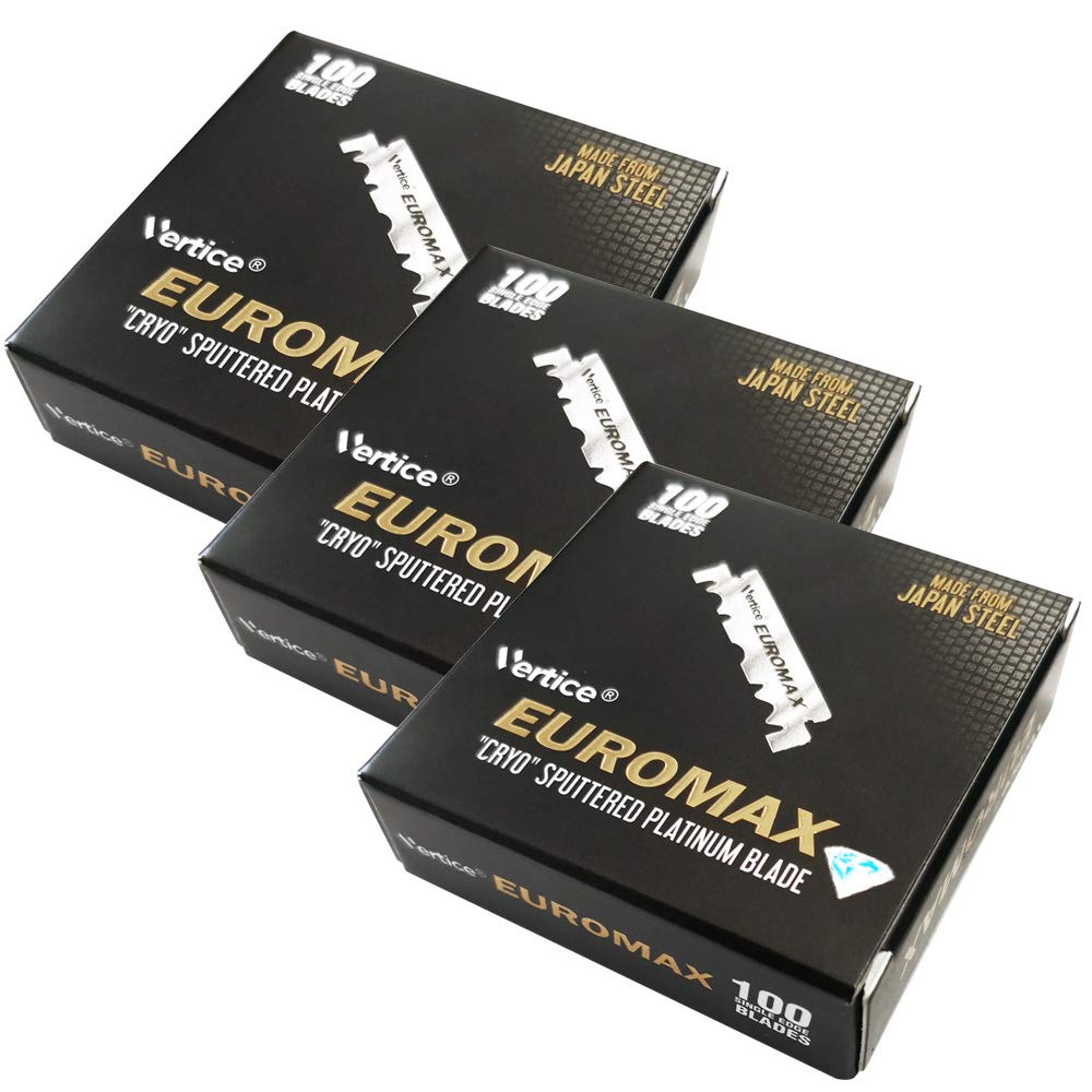 Euromax Platinum Coated Single Edge Razor Blades (100pcs)