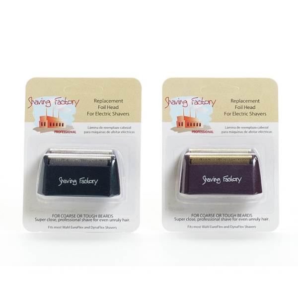 SHAVING FACTORY - Replacement Foil Head For Electric Shavers