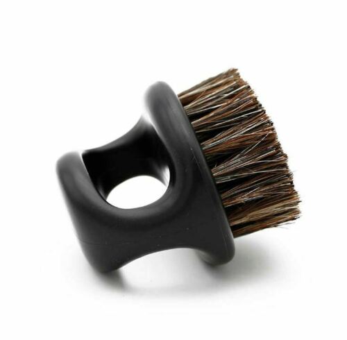 Barber Clipper Cleaning & Beard Ring Brush - Black