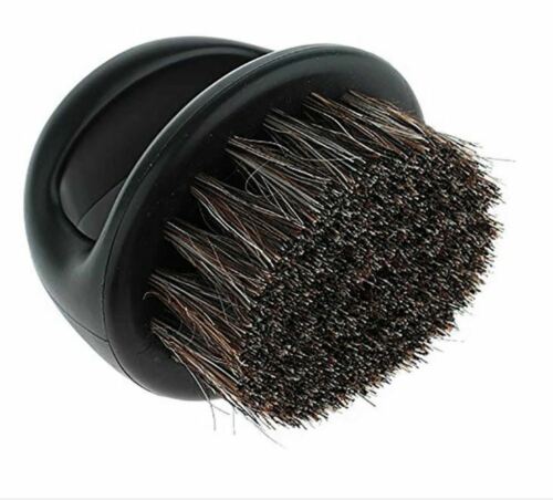 Barber Clipper Cleaning & Beard Ring Brush - Black