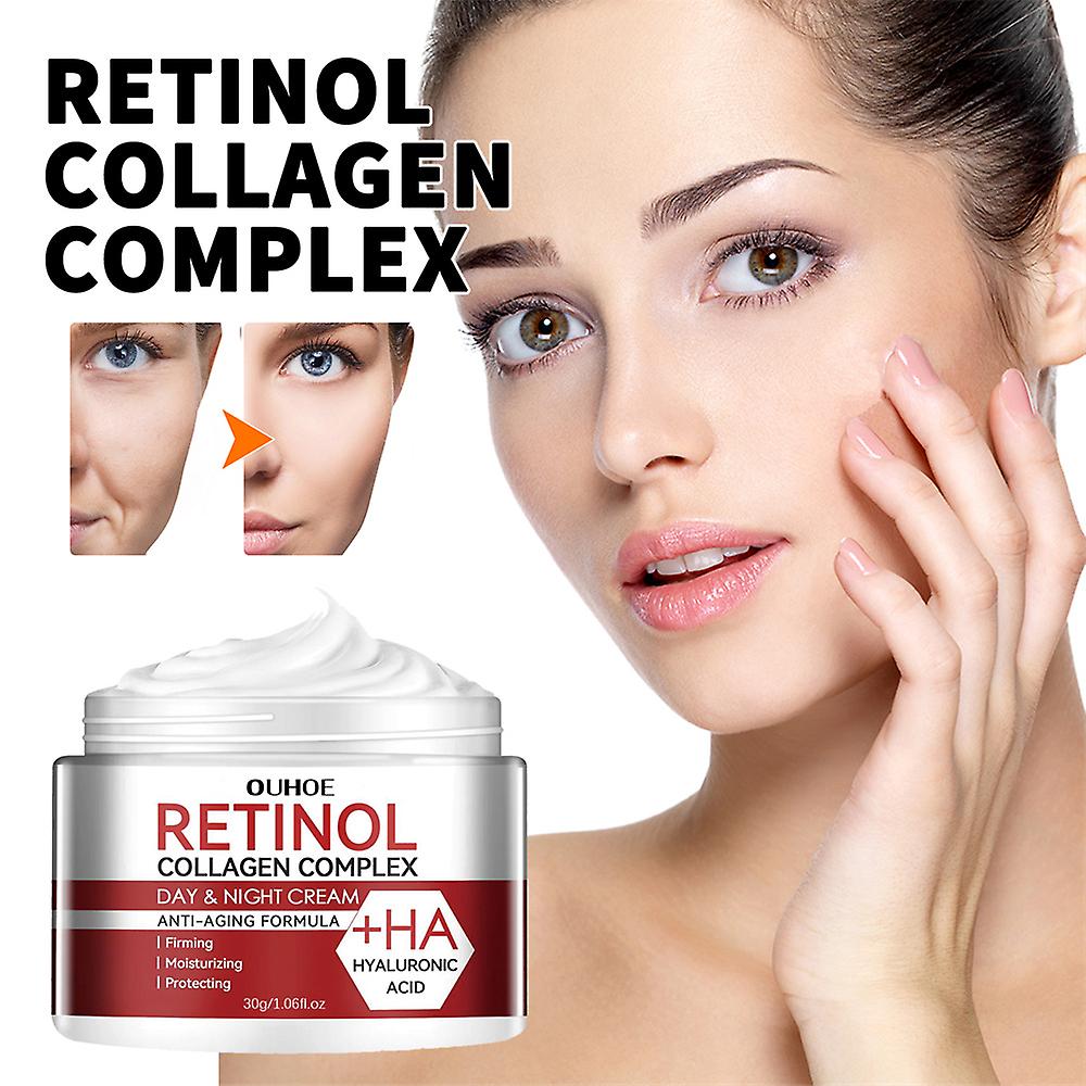 Face Moisturizer Retinol Cream - Day & Night Anti Aging Moisturizing Cream To Reduce Wrinkles - 30g