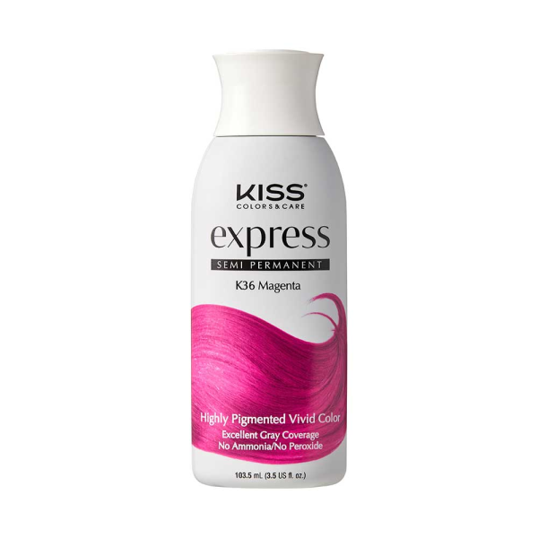 Kiss: Express Semi Permanent Hair Color -K36-Magenta