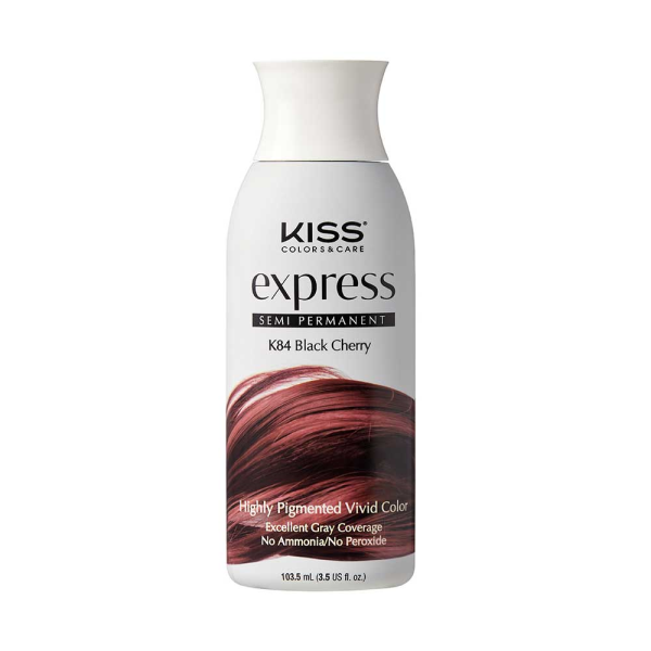 Kiss: Express Semi Permanent Hair Color - Black Cherry K84-