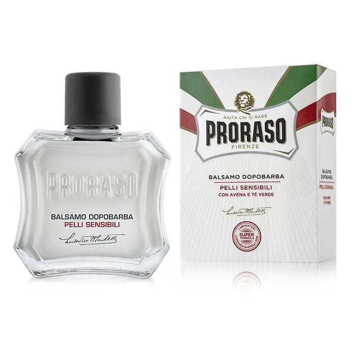 Proraso Green Tea & Oatmeal Liquid Cream Aftershave Balm 100ml.