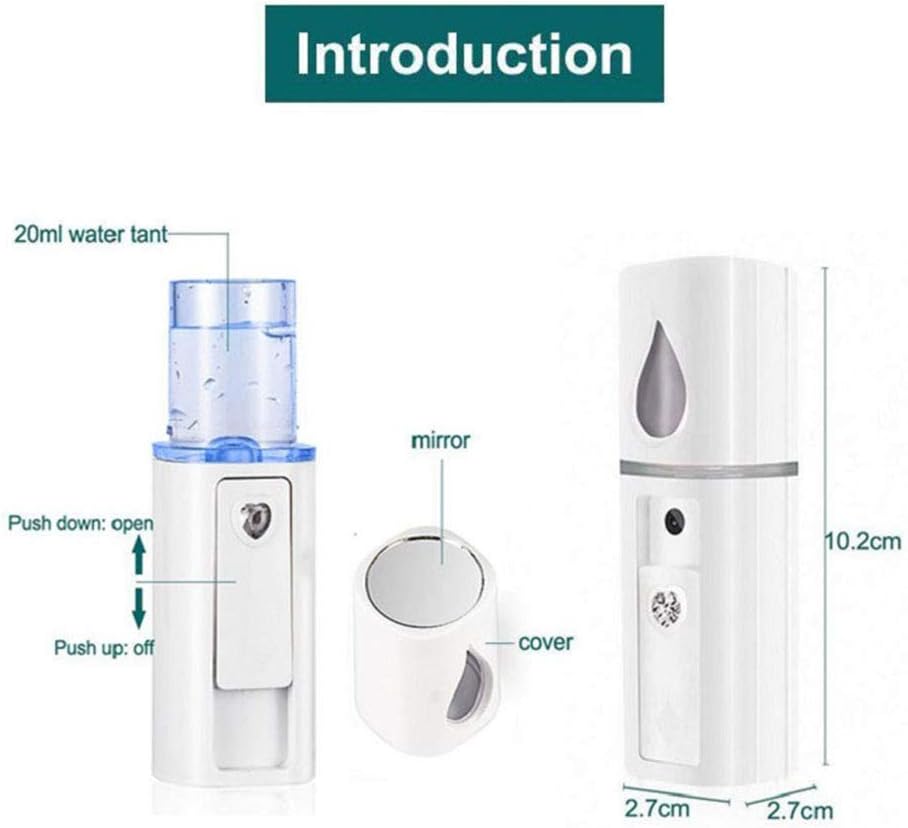 Nano Mist Sprayer - Usb Charging Handheld Facial Beauty Skin Care Product