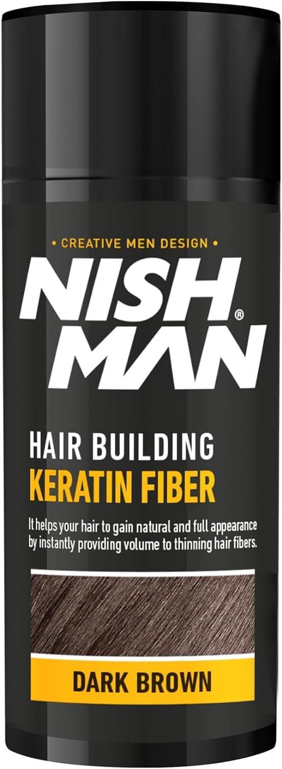 Nishman Hair Building Keratin Fiber Dark Brown