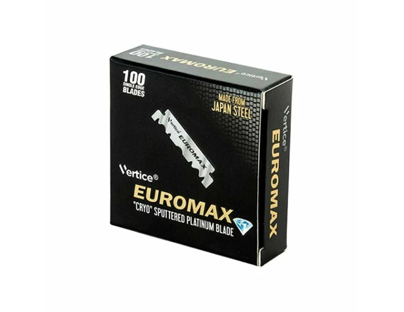 Euromax Platinum Coated Single Edge Razor Blades (100pcs)