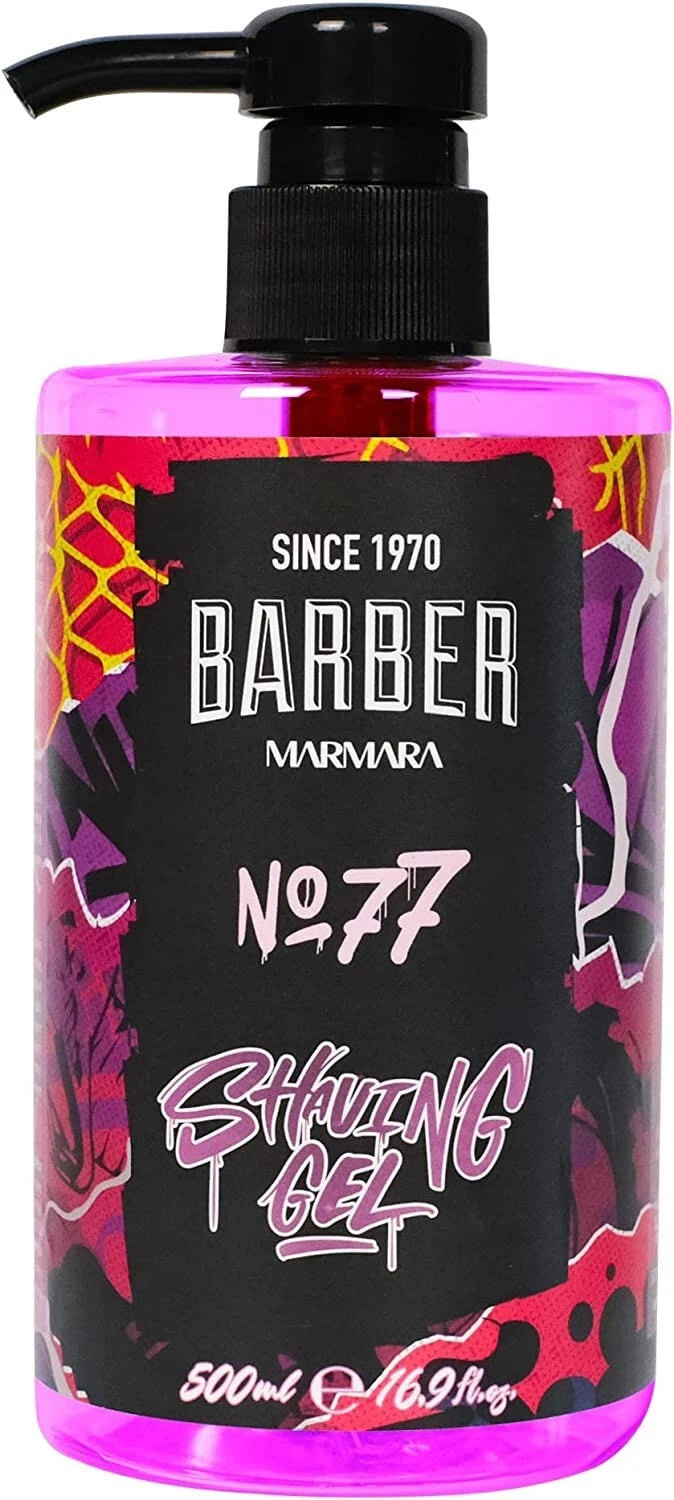 Marmara Barber Premium Shaving Gel No77 With Pump - 500ml