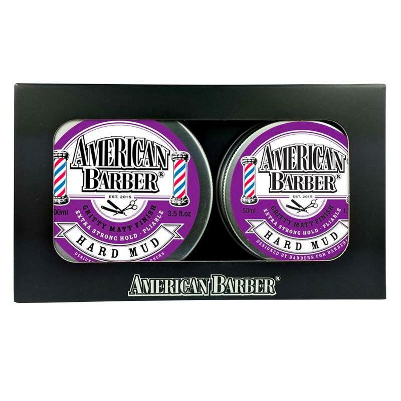 American Barber Styling Matte Finish Hard Mud Duo Pack 100ml  + 50 ml