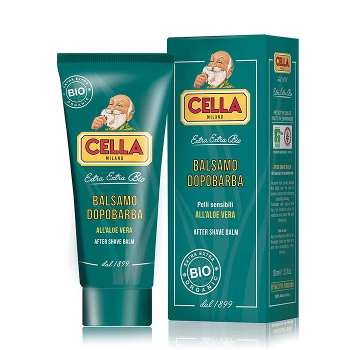 Cella Milano aftershave balm with Organic Aloe Vera 100ml