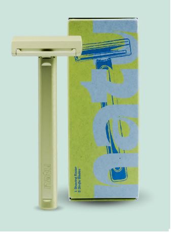 Natu Safety Razor Single Edge  Green