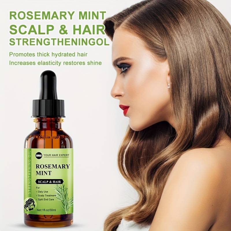 Rosemary Mint Scalp & Hair Strengthening Oil 30ml Shaving Market