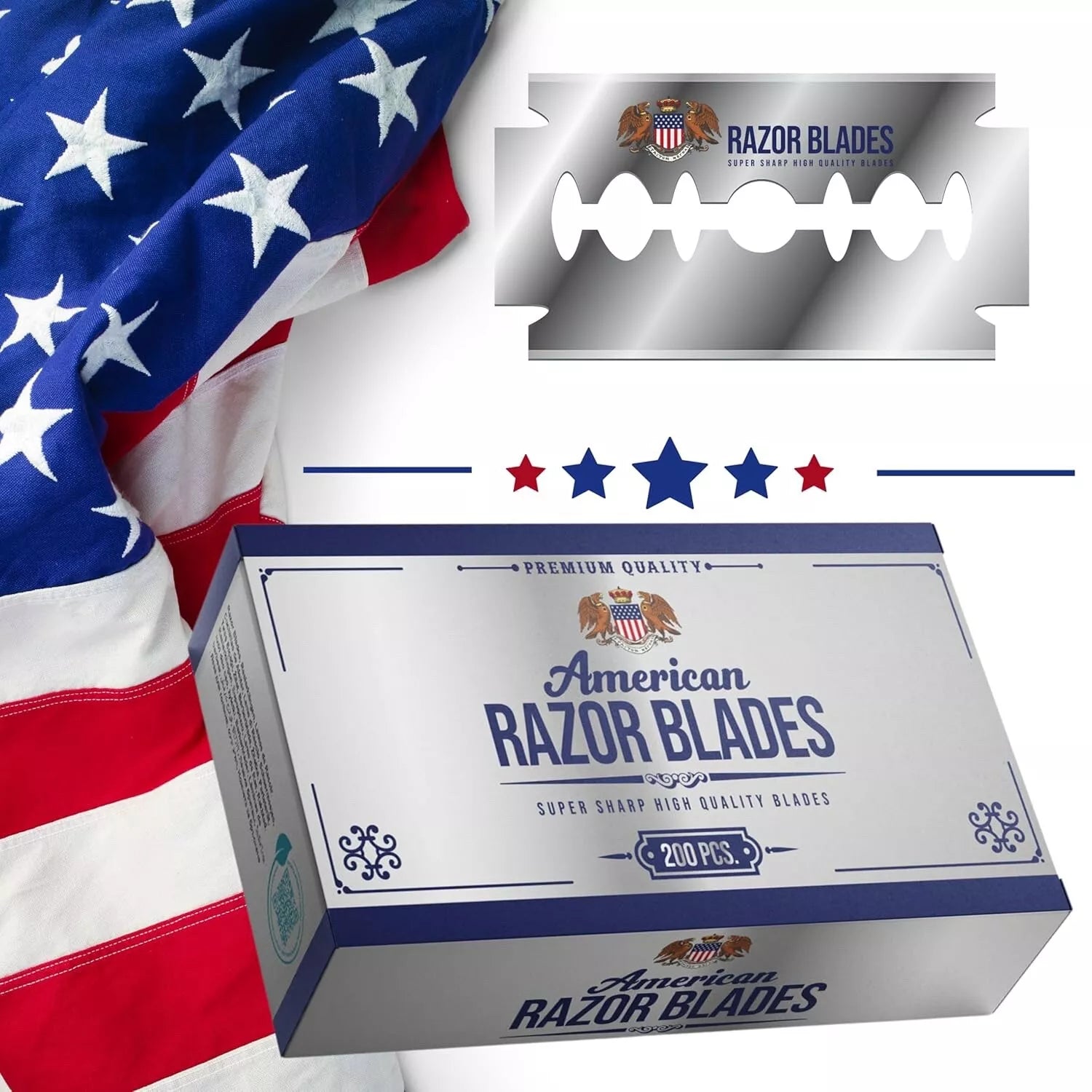 American Razor Blades - Double Edge Razor Blade (200 pcs)