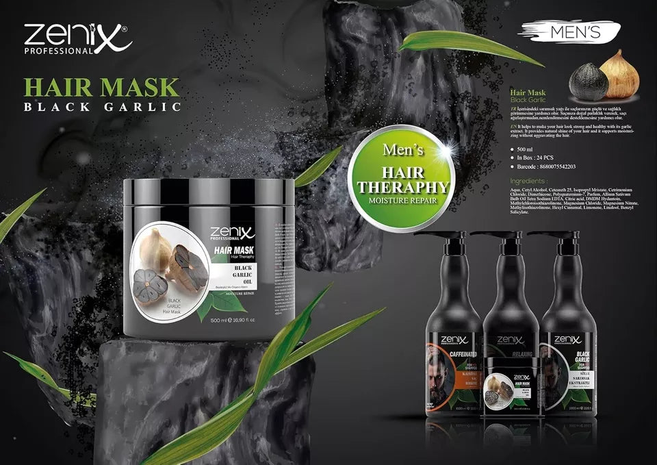 Zenix Black Garlic Hair Care Mask 500 ml