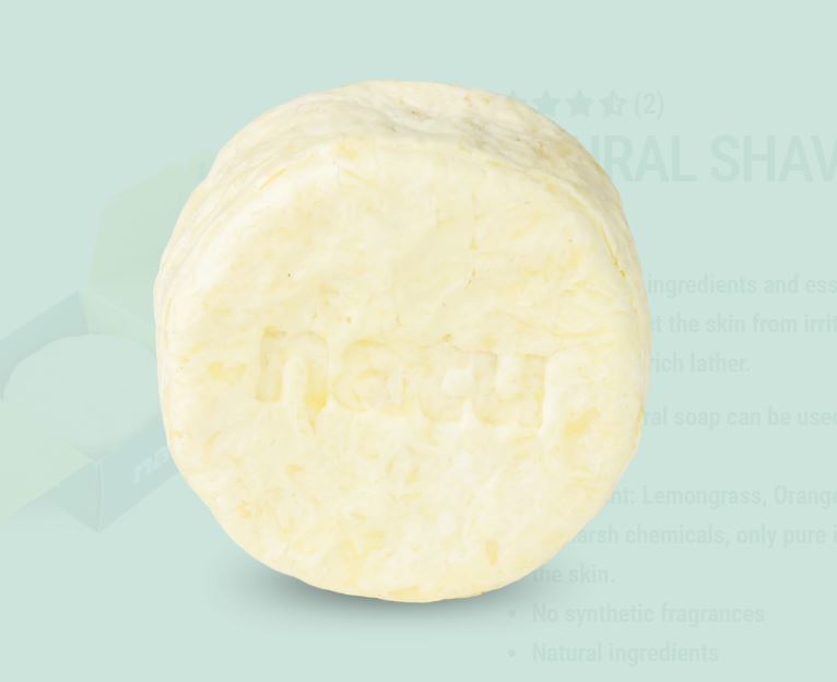 Natu Natural Shaving Soap - 75 gr.