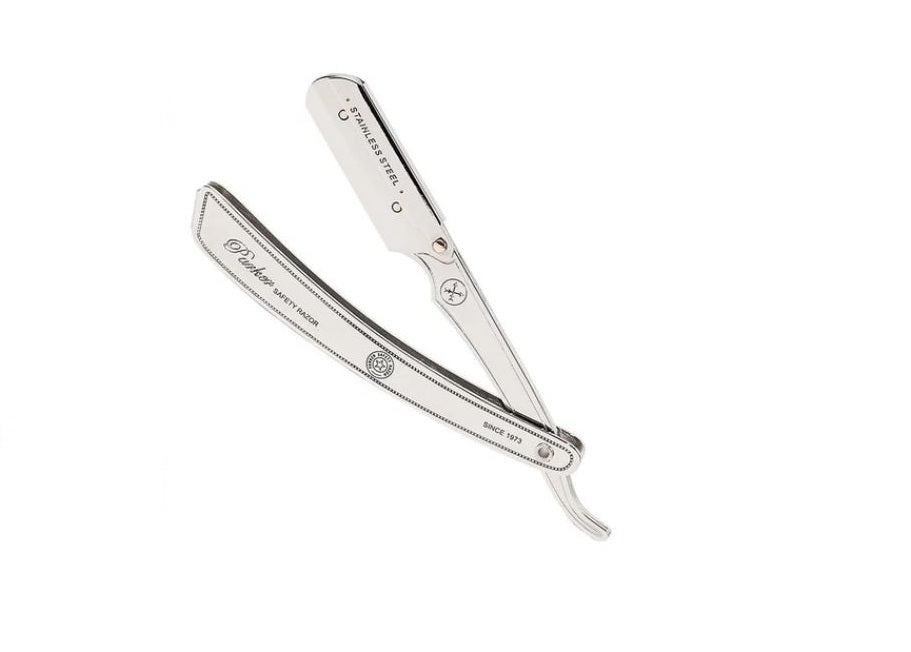 Parker Srx Silver Shavette Straight Razor