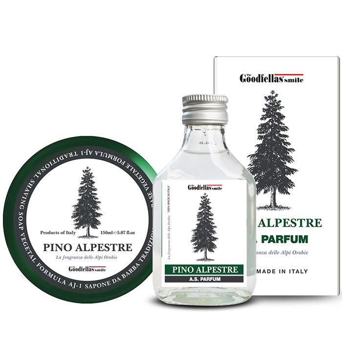 The Goodfellas’ smile - Shaving set Pino Alpestre - Shaving Cream and Aftershave Set
