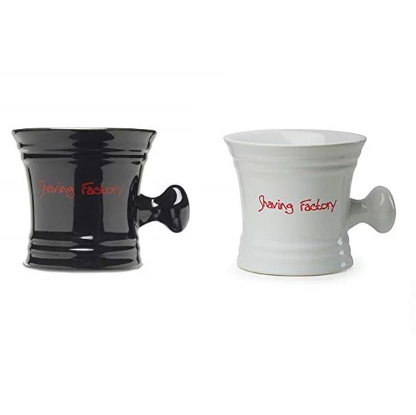 Shaving Factory Shaving Mug Black / White