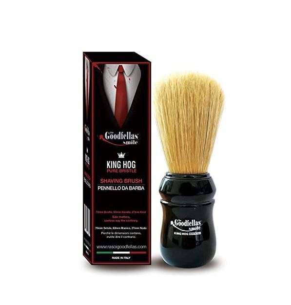 The Goodfellas' Smile Shaving Brush King Hog Pure Bristle 70mm