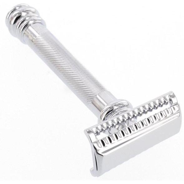 Merkur - 39c Hd Long Handle Barber Pole Safety Razor Slant Bar