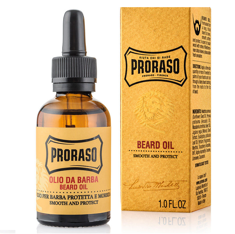 Proraso beard oil wood and spice 30ml