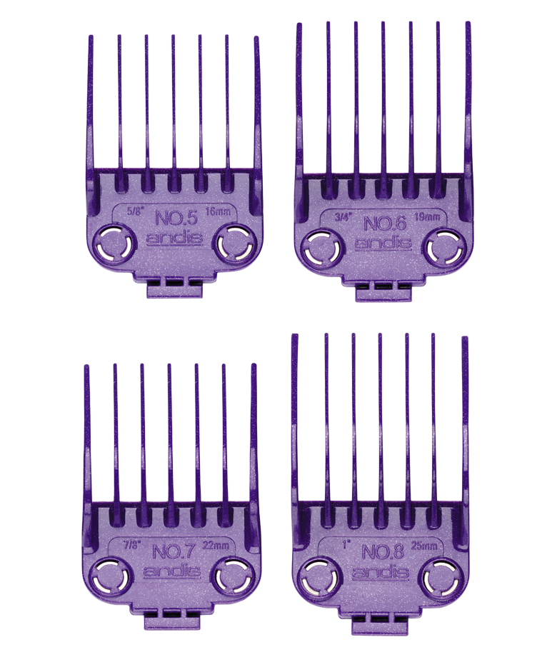 Andis Magnetic Attachment Comb Set (#5, #6, #7, #8) 4PCS