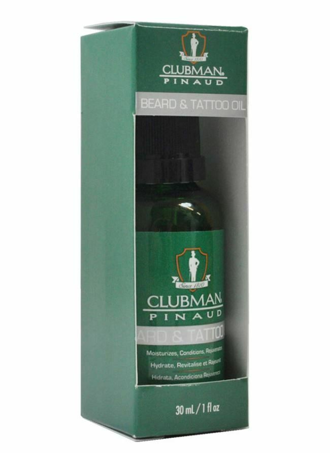 Clubman Pinaud Beard and Tattoo Oil 30ml (1 fl.oz) - BEARD and TATTOO OIL