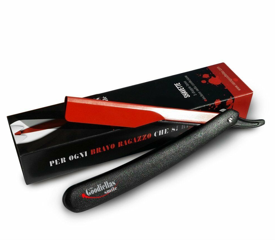 The Good Fellas Smile - Straight Cutthroat Razor - Inferno