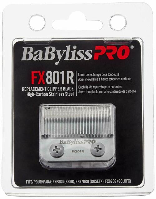 BaBylissPRO Replacement Hair Clipper Taper Blade Silver FX801R