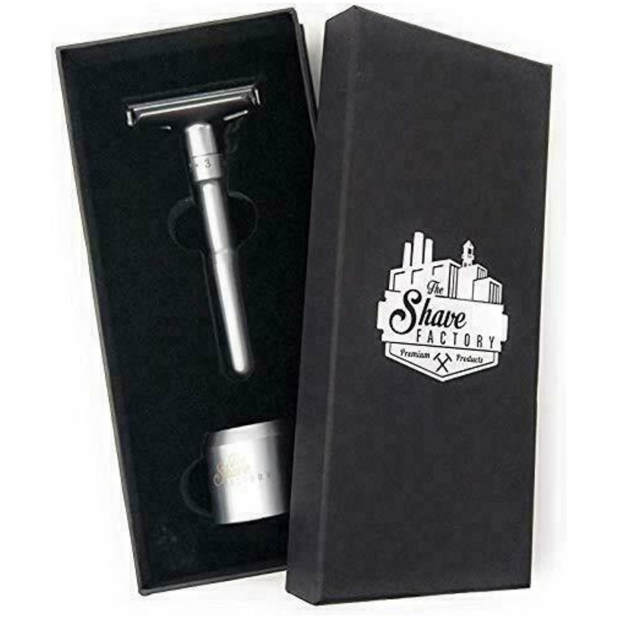 The Shave Factory Premium Adjustable Double Edge Safety Razor – Shaving ...
